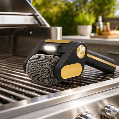 Sunsera Rechargeable Electric Grill Cleaner with LED Light